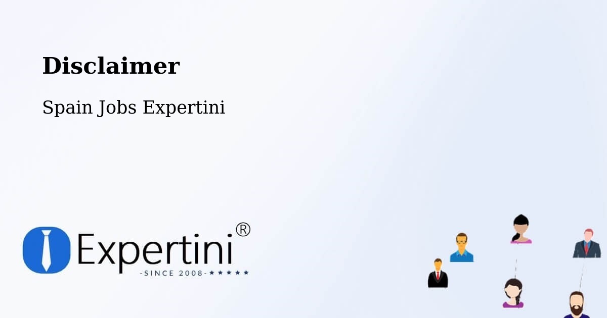 Disclaimer – Oria - Spain Jobs Expertini