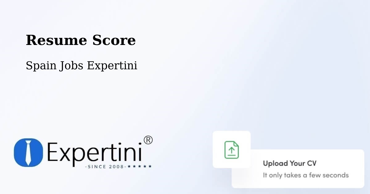 Resume Score & Job Description Match Tool – Oria - Spain Jobs Expertini